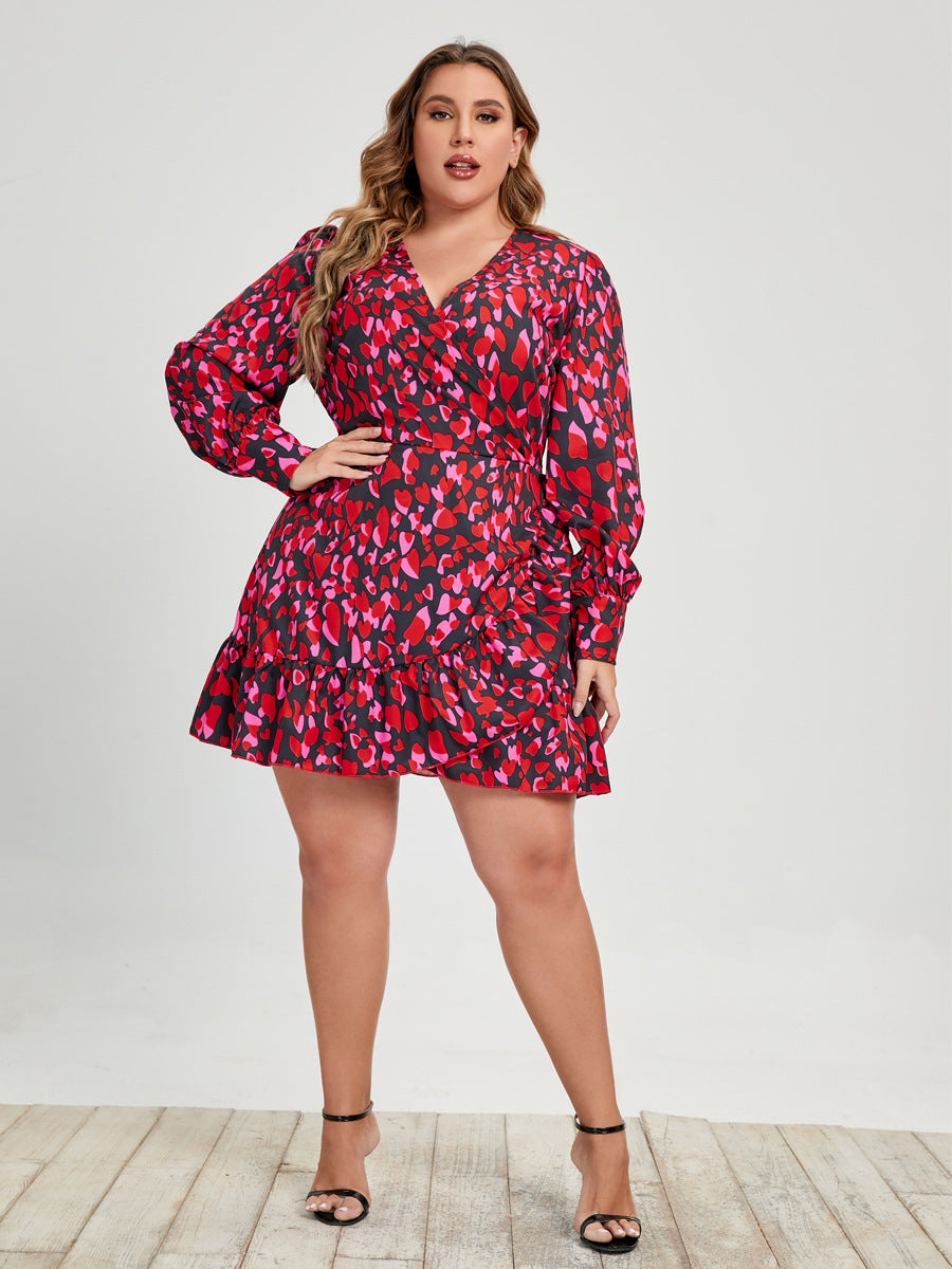 Large Floral Dress Sexy Women's Skirt - Dash Trend