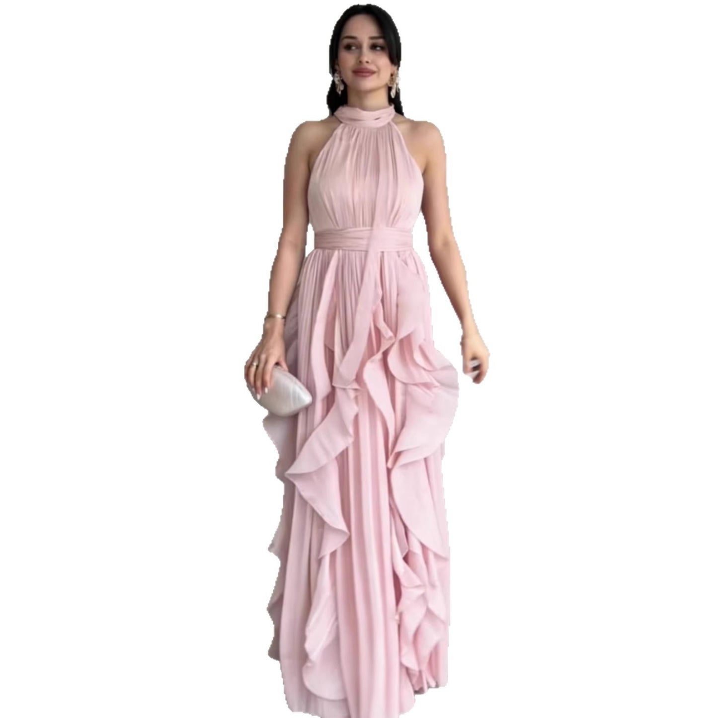 New  Elegant Irregular Layered Cake Dress