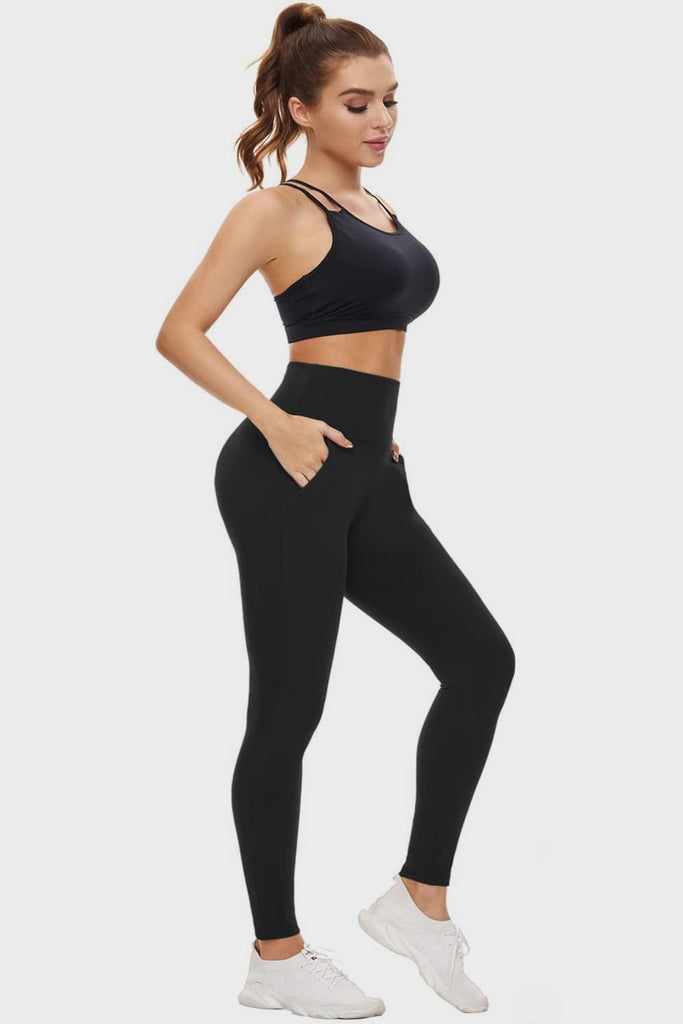 Pocketed High Waist Active Leggings