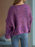 Dropped Shoulder Long Sleeve Sweater