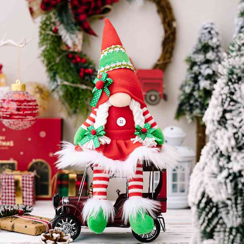 Striped Christmas Faceless Gnome - Dash Trend