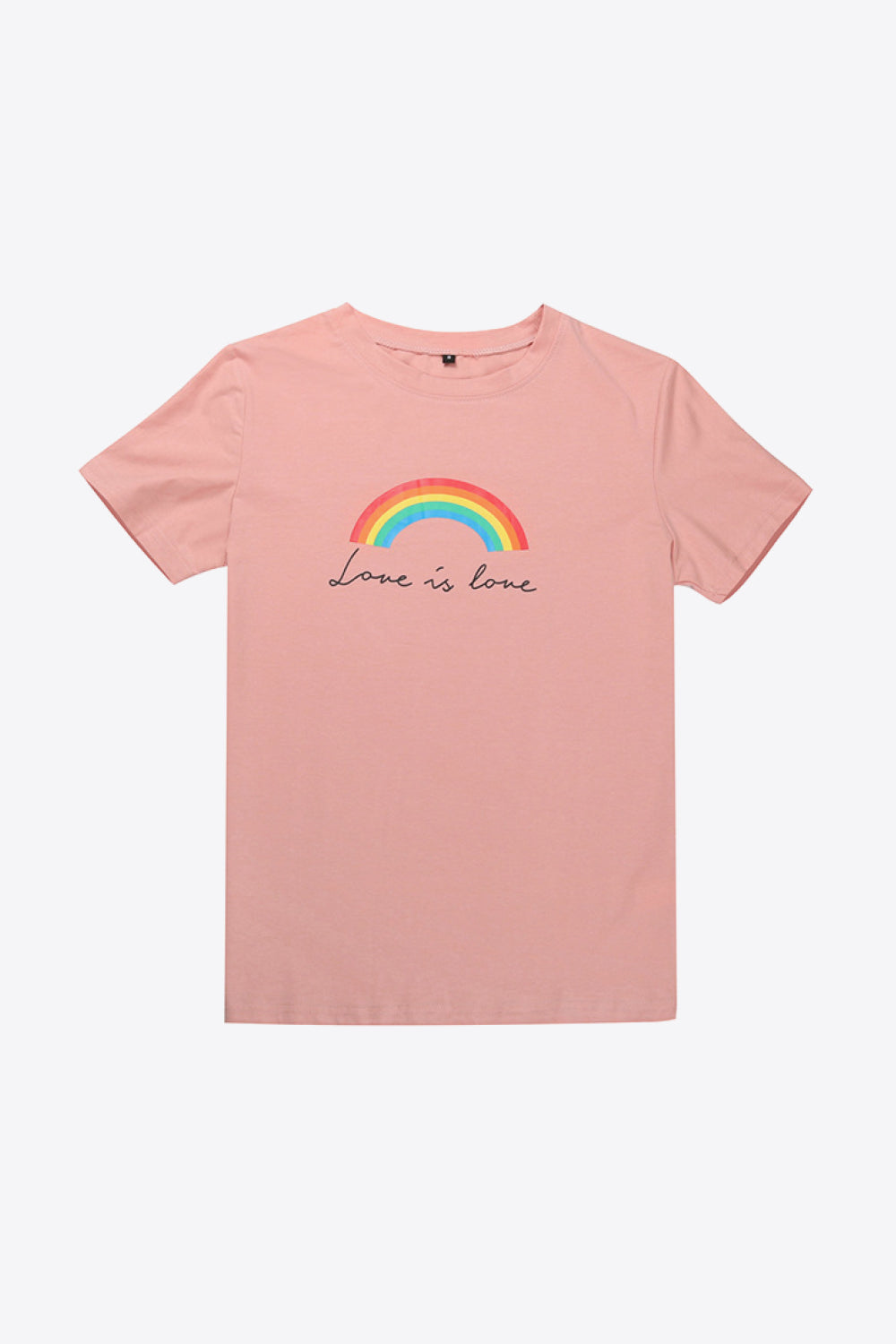 LOVE IS LOVE Rainbow Graphic Tee Shirt - Dash Trend