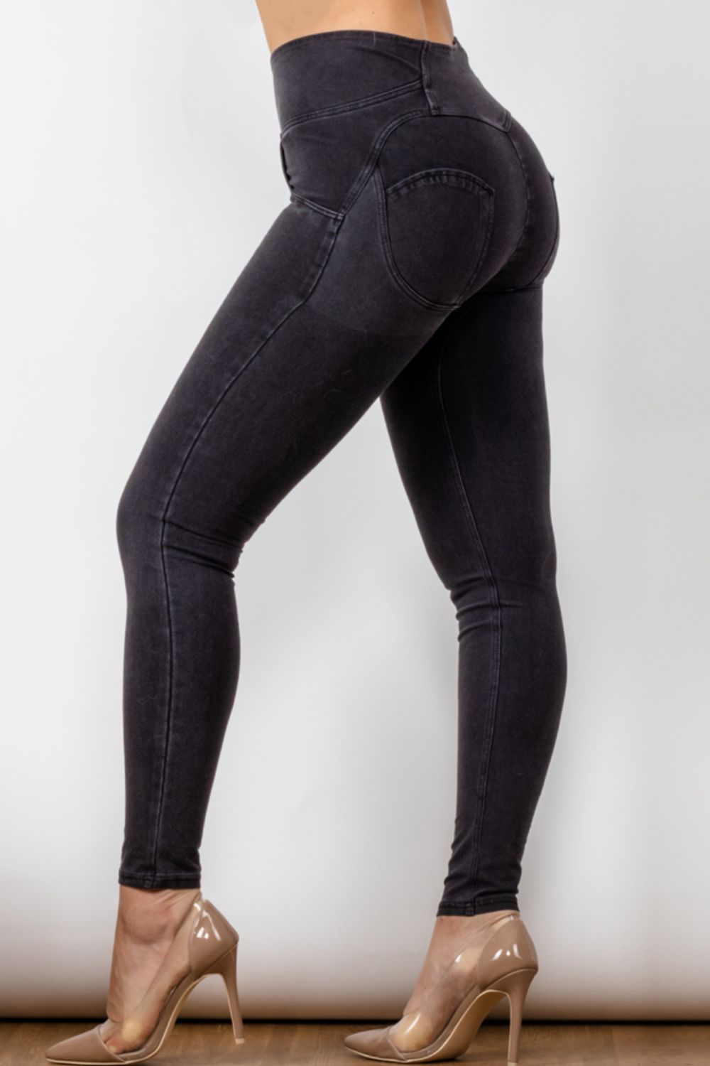 High Waist Skinny Long Jeans - Dash Trend