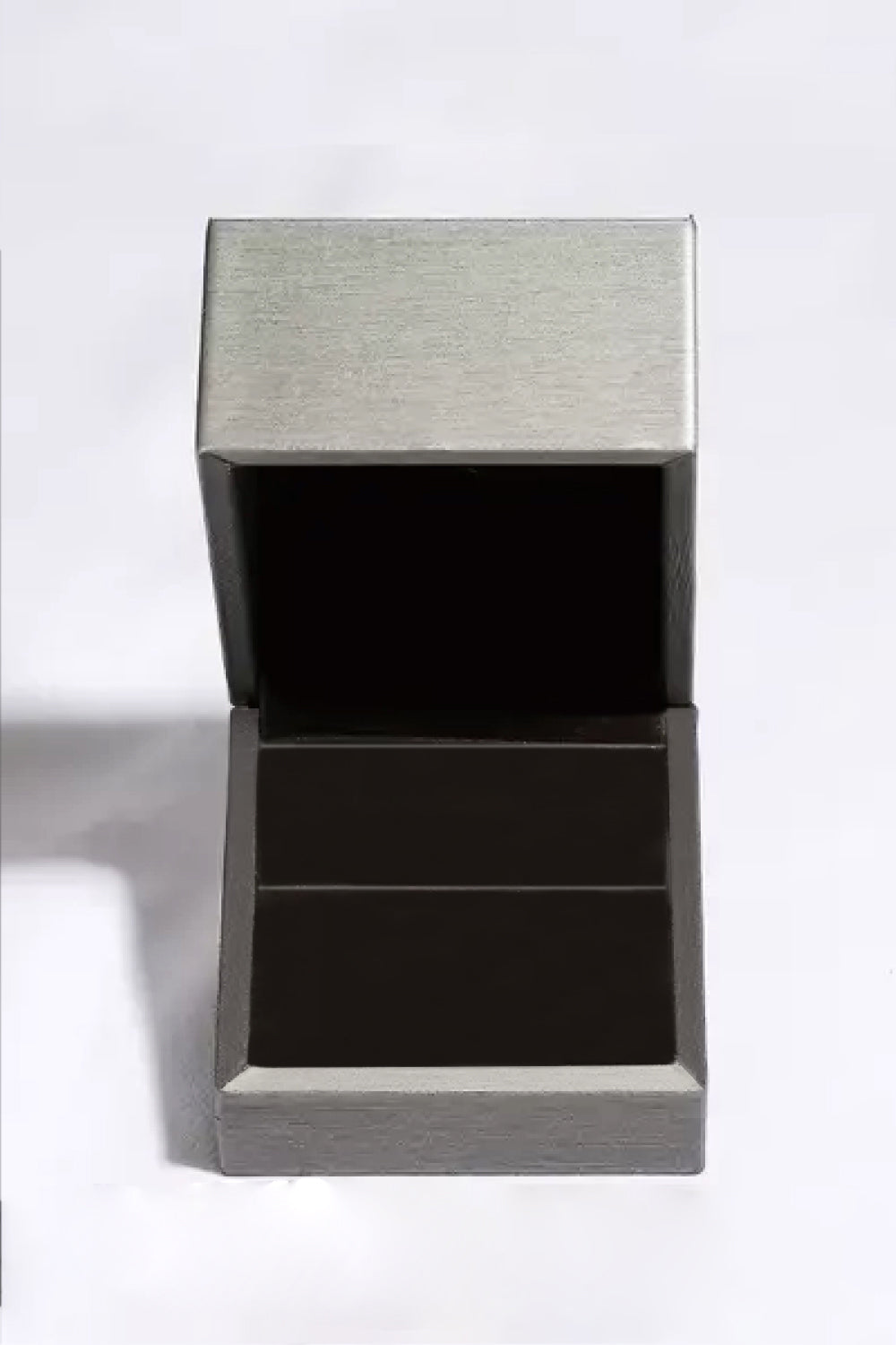 3-Carat Moissanite Platinum-Plated Side Stone Ring - Dash Trend