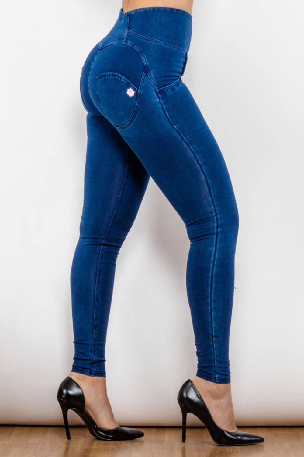 High Waist Zip Up Skinny Long Jeans - Dash Trend